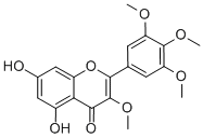 CAS#: 14585-04-7， 5,7-Dihydroxy-3-Methoxy-2-(3,4,5-Trimethoxyphenyl)-4H-1-Benzopyran-4-One