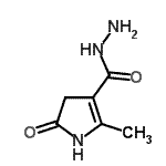 CAS#: 145888-70-6， 2-Methyl-5-Oxo-4,5-Dihydro-1H-Pyrrole-3-Carbohydrazide