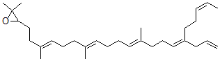 CAS#: 145919-42-2， 2,2-Dimethyl-3-[(3E,7E,11E,15E,19Z)-3,7,12-Trimethyl-16-Prop-2-Enylhenicosa-3,7,11,15,19-Pentaenyl]Oxirane