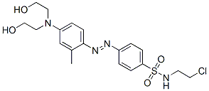 CAS#: 14607-25-1， p-[[4-[Bis(2-Hydroxyethyl)Amino]-o-Tolyl]Azo]-N-(2-Chloroethyl)Benzenesulphonamide