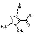 CAS#: 146091-59-0， 2-Amino-4-Cyano-1-Methyl-1H-Imidazole-5-Carboxylic Acid