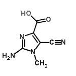 CAS#: 146091-60-3， 2-Amino-5-Cyano-1-Methyl-1H-Imidazole-4-Carboxylic Acid