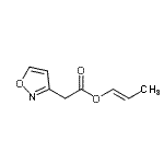 CAS#: 146098-65-9， (1E)-1-Propen-1-Yl 1,2-Oxazol-3-Ylacetate