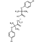 CAS#: 14613-01-5， 2-(4-Chlorophenoxy)-2-Methylpropanoic Acid - Aluminium Hydrate (2:1:1)