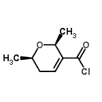 CAS#: 146202-65-5， (2S,6R)-2,6-Dimethyl-5,6-Dihydro-2H-Pyran-3-Carbonyl Chloride