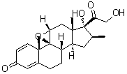 CAS#: 14622-47-0， (9beta,11beta,16beta)-17,21-Dihydroxy-16-Methyl-9,11-Epoxypregna-1,4-Diene-3,20-Dione