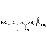 CAS#: 146255-33-6， Ethyl (2E)-3-(2-Acetylhydrazino)-3-Aminoacrylate