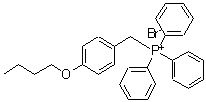structure of CAS# 146346-92-1, (4-Butoxybenzyl)(Triphenyl)Phosphonium Bromide;(4-n-butoxybenzyl)triphenylphosphonium bromide;[(4-butoxyphenyl)methyl]triphenylphosphine, bromide