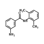 结构式 CAS# 14635-96-2, 3-氨基-N-(2,6-二甲基苯基)苯甲酰胺