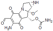 CAS#: 146376-40-1， 6-Demethyl-6-Formylmitomycin C