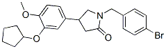 CAS#: 146426-61-1， (4R)-1-[(4-Bromophenyl)Methyl]-4-(3-Cyclopentyloxy-4-Methoxyphenyl)Pyrrolidin-2-One