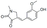 CAS#: 14646-15-2， 4-[(4-Hydroxy-3-Methoxyphenyl)Methylene]-1-Methyl-2,3-Pyrrolidinedione