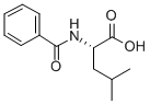 structure of CAS# 1466-83-7, Benzoyl-L-Leucine;2-(Benzoylamino)-4-Methyl-Pentanoic Acid;4-Methyl-2-[(Oxo-Phenylmethyl)Amino]Pentanoic Acid;2-(Benzoylamino)-4-Methyl-Valeric Acid