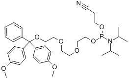 CAS#: 146668-73-7， Phosphoramidous Acid Bis(1-Methylethyl)-,2-[2-[2-[Bis(4-Methoxyphenyl)Phenylmethoxy]Ethoxy]Ethoxy]Ethyl 2-Cyanoethylester