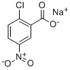 structure of CAS# 14667-59-5, 2-Chloro-5-Nitrobenzoic Acid Sodium Salt;Sodium 2-Chloro-5-Nitro-Benzoate;Benzoic Acid, 2-Chloro-5-Nitro-, Sodium Salt