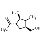 CAS#: 146683-02-5， 1-[(1S,2S,3S,4S)-4-(Hydroxymethyl)-2,3-Dimethylcyclopentyl]Ethanone
