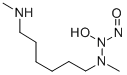structure of CAS# 146724-86-9, 6-[(Hydroxy-Nitrosoamino)-Methylamino]Hexyl-Methylamine;6-[(Hydroxy-Nitroso-Amino)-Methyl-Amino]Hexyl-Methyl-Ammonium;6-[(Hydroxy-Nitrosoamino)-Methylamino]Hexyl-Methylammonium;6-[(Hydroxy-Nitroso-Amino)-Methyl-Amino]Hexyl-Methyl-Azanium