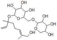 CAS#: 146763-56-6， 2-[(6E)-8-Hydroxy-3,7-Dimethylocta-1,6-Dien-3-Yl]Oxy-6-[(3,4,5-Trihydroxyoxan-2-Yl)Oxymethyl]Oxane-3,4,5-Triol