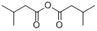 structure of CAS# 1468-39-9, 3-Methyl-Butanoic Acid 1,1'-Anhydride;3-Methylbutanoic Acid (3-Methyl-1-Oxobutyl) Ester;3-Methylbutyric Acid Isovaleryl Ester;St5410321