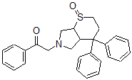 CAS#: 146862-51-3， 2-[1-Oxo-4,4-Di(Phenyl)-2,3,4a,5,7,7a-Hexahydrothiopyrano[3,2-c]Pyrrol-6-Yl]-1-Phenylethanone