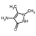 CAS#: 146877-51-2， 4-Amino-1,5-Dimethyl-1,2-Dihydro-3H-Pyrazol-3-One