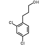 结构式 CAS# 146882-07-7, 3-(2,4-二氯苯基)-1-丙醇