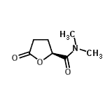 CAS#: 146917-05-7， (2S)-N,N-Dimethyl-5-Oxo-Tetrahydrofuran-2-Carboxamide
