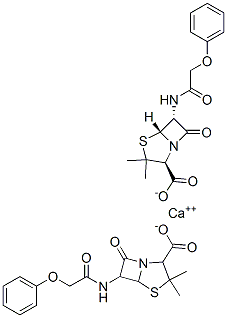 CAS#: 147-48-8， Calcium (2S,5R,6R)-3,3-Dimethyl-7-Oxo-6-[(2-Phenoxyacetyl)Amino]-4-Thia-1-Azabicyclo[3.2.0]Heptane-2-Carboxylate