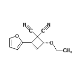 CAS#: 147033-82-7， (2R,4S)-2-Ethoxy-4-(2-Furyl)-1,1-Cyclobutanedicarbonitrile