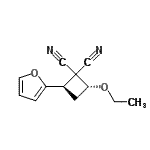 CAS#: 147033-83-8， (2R,4R)-2-Ethoxy-4-(2-Furyl)-1,1-Cyclobutanedicarbonitrile