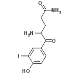 CAS#: 147139-63-7， 4-Amino-5-(4-Hydroxy-3-Iodophenyl)-5-Oxopentanamide
