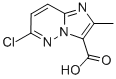 structure of CAS# 14714-22-8, 6-Chloro-2-Methyl-Imidazo[1,2-b]Pyridazine-3-carboxylic Acid;Imidazo[1,2-B]Pyridazine-3-Carboxylic Acid, 6-Chloro-2-Methyl-;2-METHYL-5-CHLORO-IMIDAZO[1,2-B]PYRIDAZINE 3-CARBOXYLIC ACID