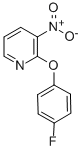 structure of CAS# 147143-58-6, 2-(4-Fluorophenoxy)-3-Nitro-Pyridine;2-(4-Fluorophenoxy)-3-Nitropyridine 97%;2-(4-Fluorophenoxy)-3-Nitropyridine97%;2-(4-FLUOROPHENOXY)-3-NITROPYRIDINE