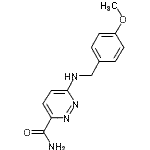 CAS#: 147165-04-6， 6-[(4-Methoxybenzyl)Amino]-3-Pyridazinecarboxamide