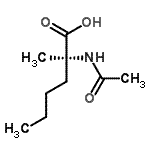 CAS#: 147254-04-4， N-Acetyl-2-Methyl-L-Norleucine