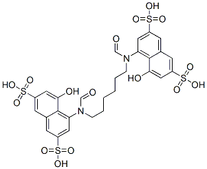 CAS#: 147646-62-6， 4-Hydroxy-5-[[8-[(8-Hydroxy-3,6-Disulfonaphthalen-1-Yl)Amino]-8-Oxooctanoyl]Amino]Naphthalene-2,7-Disulfonic Acid