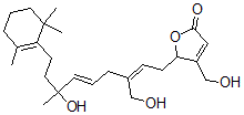 CAS#: 147663-79-4， 5-[(2Z,5E)-7-Hydroxy-3-(Hydroxymethyl)-7-Methyl-9-(2,6,6-Trimethyl-1-Cyclohexenyl)Nona-2,5-Dienyl]-4-(Hydroxymethyl)-5H-Furan-2-One