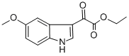 structure of CAS# 14771-33-6, Ethyl 2-(5-Methoxy-1H-Indol-3-Yl)-2-Oxoacetate;Ethyl 2-(5-Methoxy-1H-Indol-3-Yl)-2-Oxo-Acetate;2-(5-Methoxy-1H-Indol-3-Yl)-2-Oxoacetic Acid Ethyl Ester;2-Keto-2-(5-Methoxy-1H-Indol-3-Yl)Acetic Acid Ethyl Ester