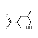 CAS#: 147727-14-8， (3R,5S)-5-Fluoro-3-Piperidinecarboxylic Acid