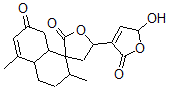 CAS#: 147742-03-8， 5'-(5-Hydroxy-2-Oxo-5H-Furan-3-Yl)-4,7-Dimethylspiro[1,4a,5,6,7,8a-Hexahydronaphthalene-8,3'-Oxolane]-2,2'-Dione