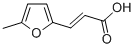 structure of CAS# 14779-25-0, (2E)-3-(5-Methyl-2-Furyl)Acrylic Acid;3-(5-Methylfuran-2-Yl)Prop-2-Enoic Acid;(E)-3-(5-Methyl-2-Furyl)Prop-2-Enoic Acid;3-(5-Methyl-2-Furyl)Prop-2-Enoic Acid