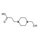 CAS#: 147947-87-3， 3-[4-(Hydroxymethyl)-1-Piperazinyl]Propanoic Acid