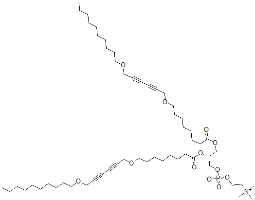 CAS#: 148057-01-6， [(2R)-2,3-Bis[8-(6-Decoxyhexa-2,4-Diynoxy)Octanoyloxy]Propyl] 2-Trimethylazaniumylethyl Phosphate