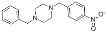 structure of CAS# 148120-37-0, 1-[(4-Nitrophenyl)Methyl]-4-(Phenylmethyl)-Piperazine;1-(Benzyl)-4-(4-Nitrobenzyl)Piperazine-1,4-Diium;Zinc00238341