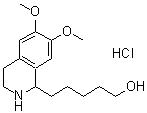 CAS#: 148204-37-9， 5-(6,7-Dimethoxy-1,2,3,4-Tetrahydro-1-Isoquinolinyl)-1-Pentanol Hydrochloride (1:1)