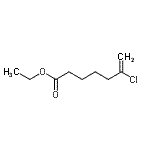 结构式 CAS# 148252-46-4, 乙基6-氯-6-庚烯酸酯