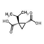 CAS#: 148261-92-1， (1R,2R)-1-Isopropyl-1,2-Cyclopropanedicarboxylic Acid
