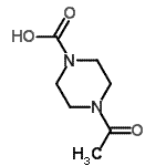 CAS#: 148490-38-4， 4-Acetyl-1-Piperazinecarboxylic Acid