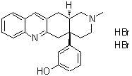 CAS#: 148545-09-9， 3-[(4aS,12aR)-2-Methyl-1,3,4,5,12,12A-Hexahydropyrido[3,4-b]Acridin-4A(2H)-Yl]Phenol Dihydrobromide