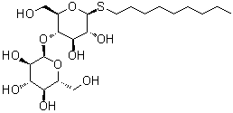 structure of CAS# 148565-55-3, Nonyl 4-O-alpha-D-Glucopyranosyl-1-Thio-beta-D-Glucopyranoside;Nonyl-¦Â-D-1-thiomaltoside;Nonyl-β-D-1-thiomaltoside;74436_FLUKA
